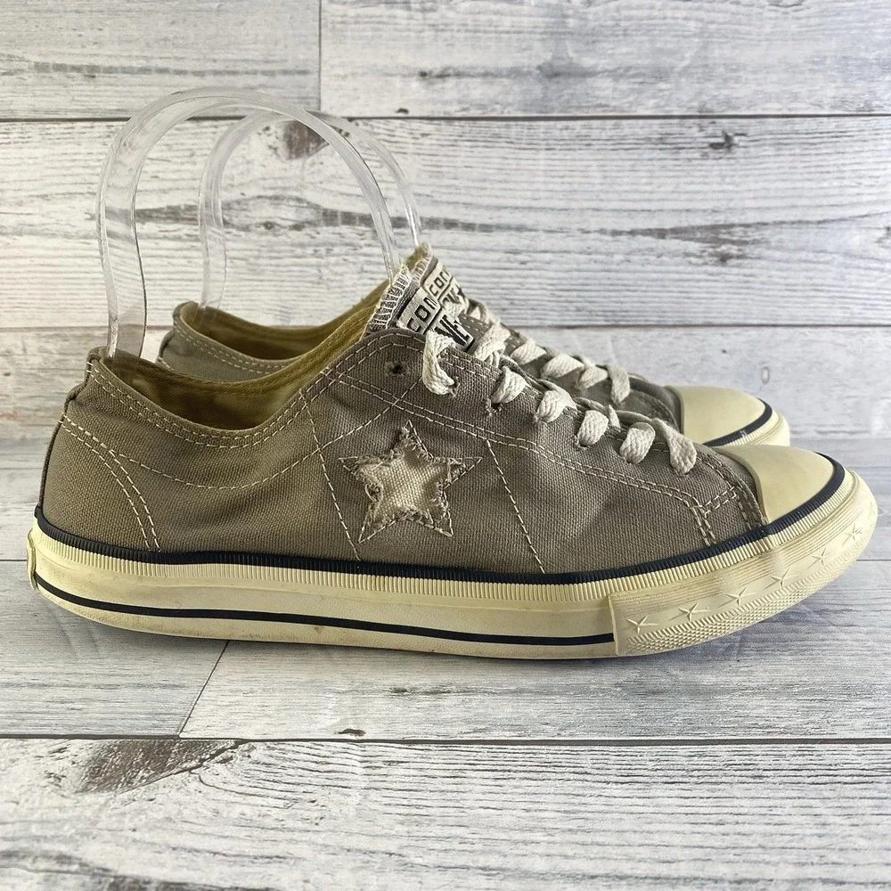 Converse Shoes Womens 9.5 Gray Chuck Taylor All Star Canvas Sneakers Casual Nice